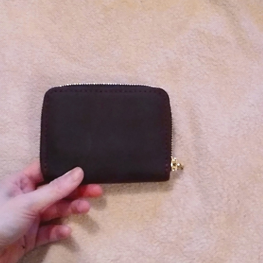 Portland Leather Goods Small Wallet in color "Merlot"